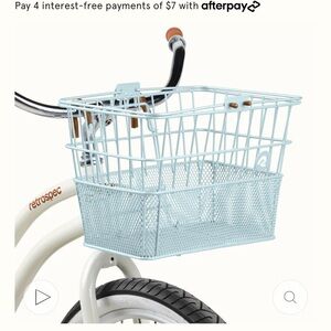 Light Blue AND Black Bicycle Basket